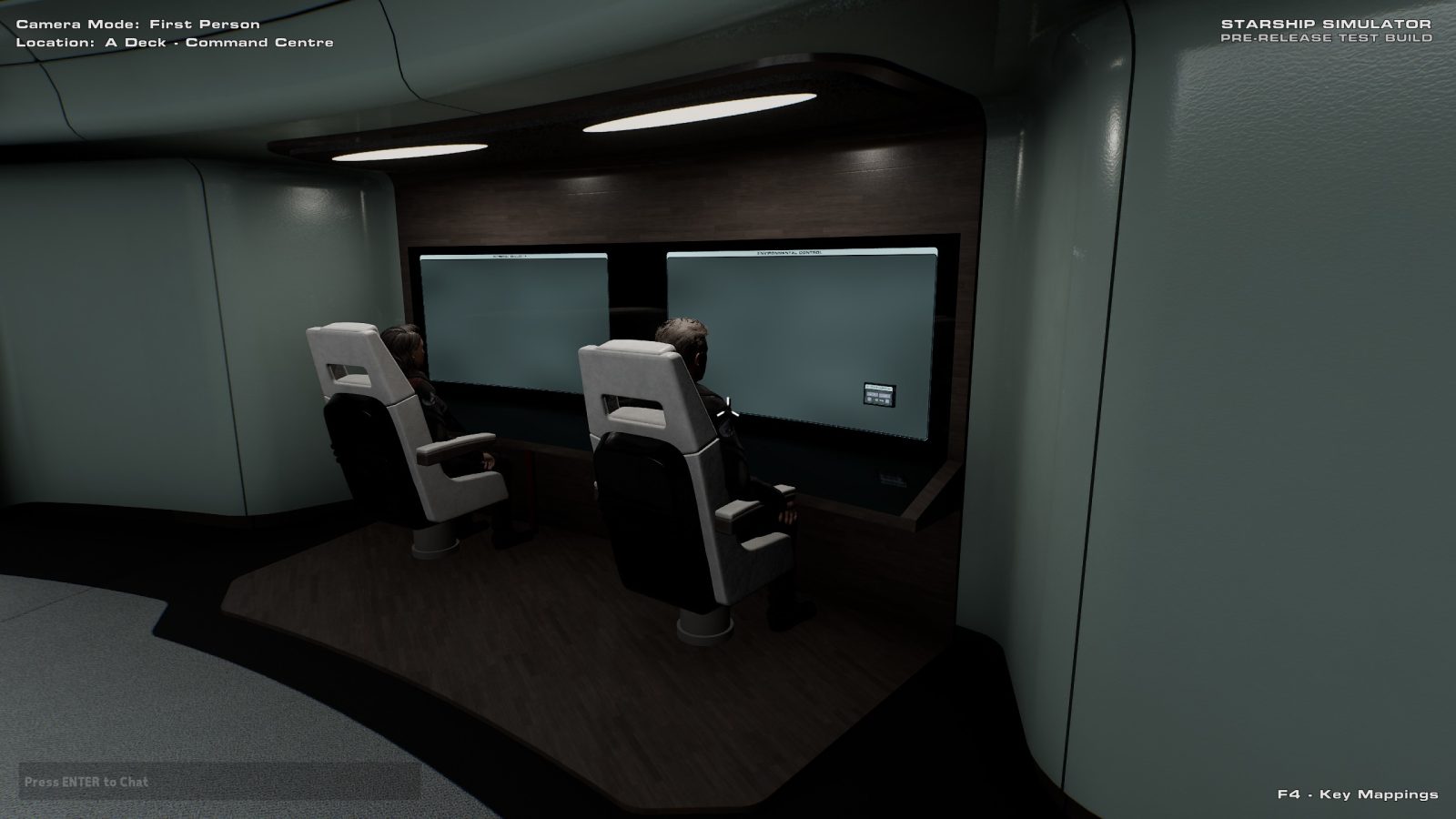 Bridge NPCs replaced by actual crew members