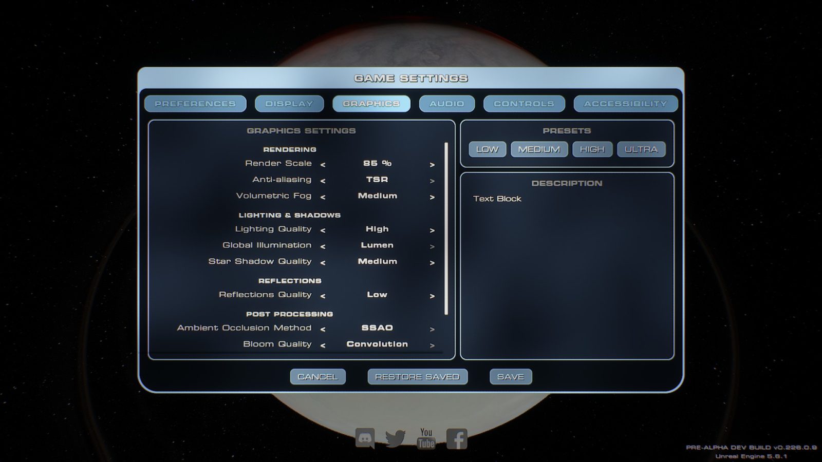 Graphics Settings