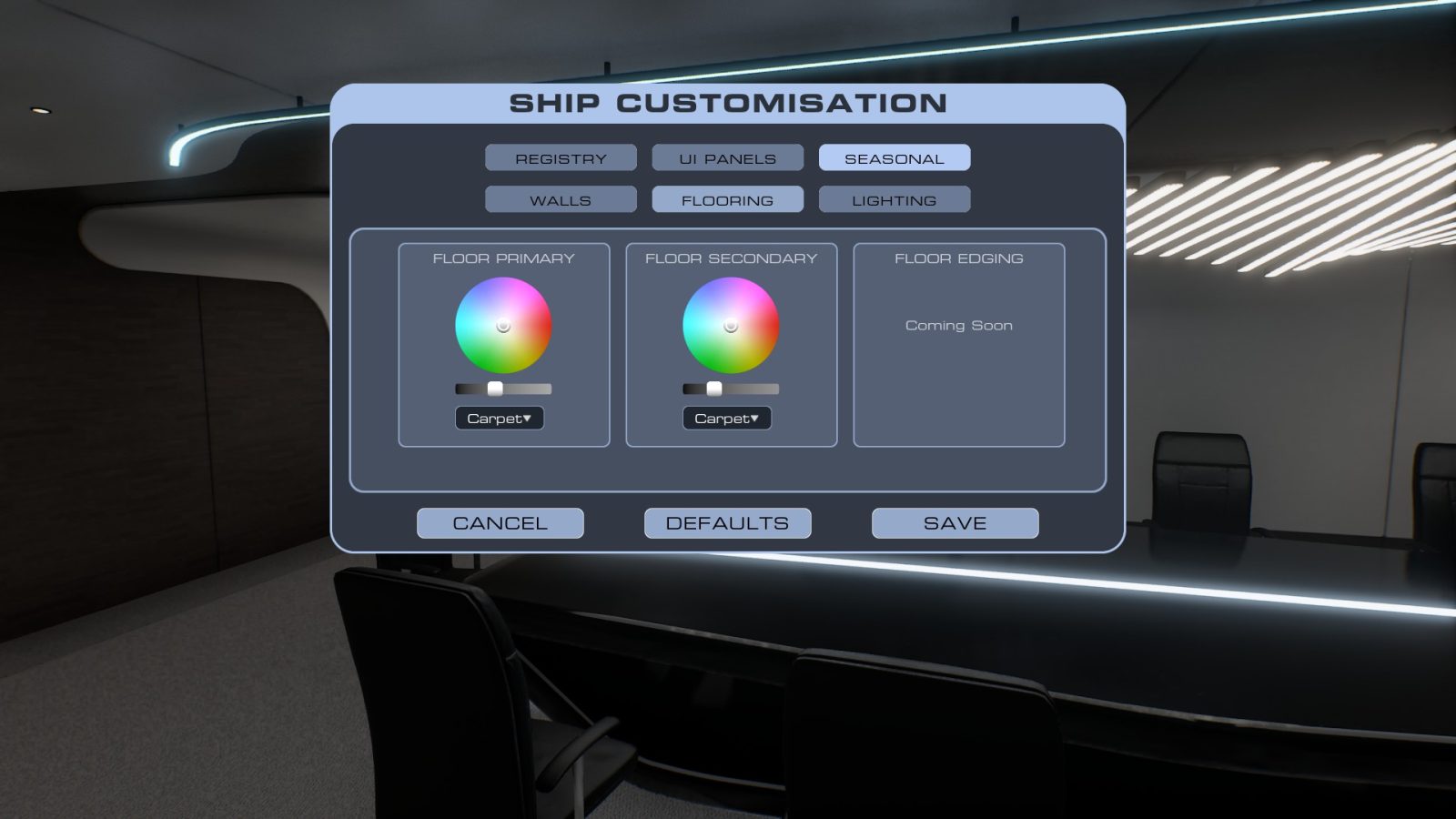 Ship Customisation
